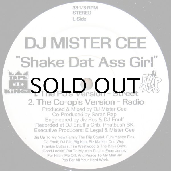 画像1: DJ MISTER CEE / SHAKE DAT ASS GIRL