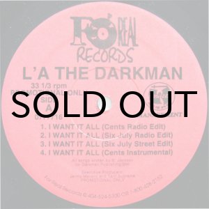 画像: L'A THE DARKMAN / I WANT IT ALL