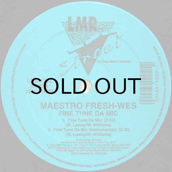 画像1: MAESTRO FRESH WES / FINE TUNE DA MIC