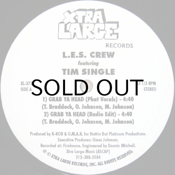 画像1: L.E.S. CREW feat. TIM SINGLE / GRAB YA HEAD