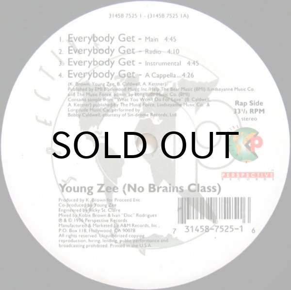 画像1: YOUNG ZEE / EVERYBODY GET