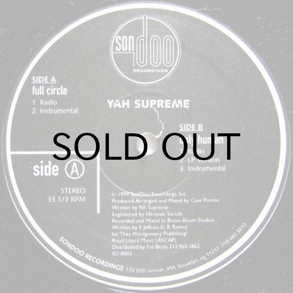 画像1: YAH SUPREME / FULL CIRCLE