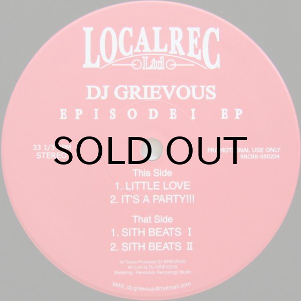 画像1: DJ GRIEVOUS / EPISODE I EP