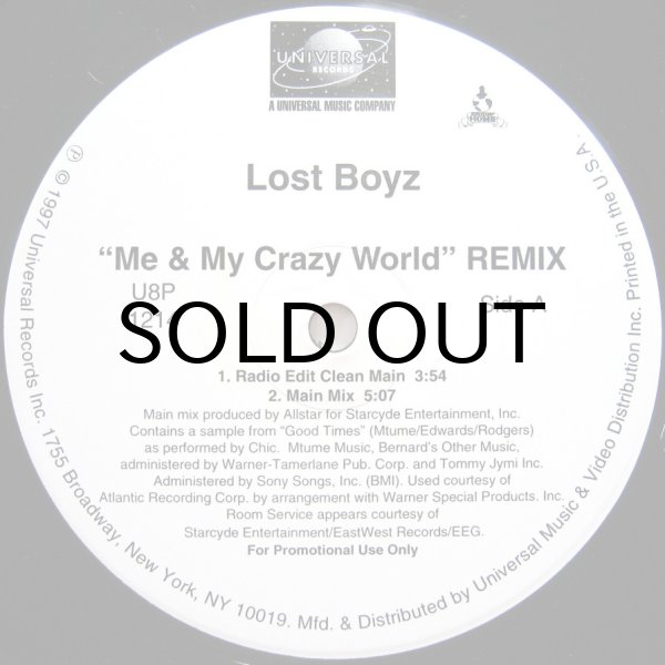 画像1: LOST BOYZ / ME AND MY CRAZY WORLD（REMIX）