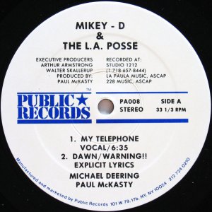 画像: MIKEY-D & THE L.A. POSSE / MY TELEPHONE