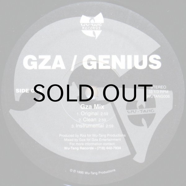 画像1: GZA/GENIUS / LABELS