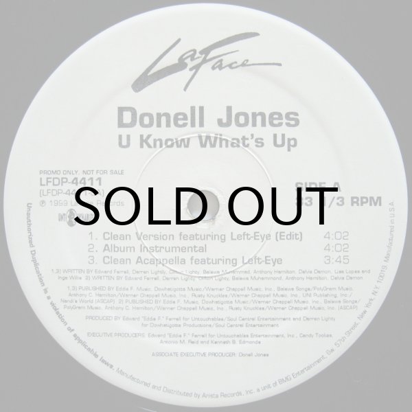 画像1: DONELL JONES / U KNOW WHAT'S UP