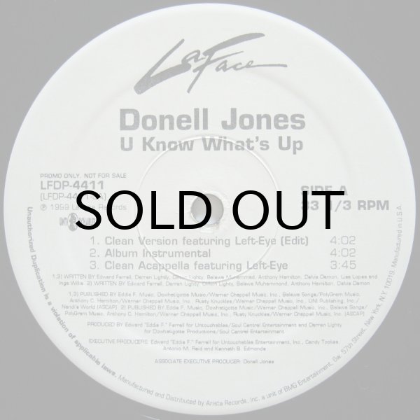 画像1: DONELL JONES / U KNOW WHAT'S UP