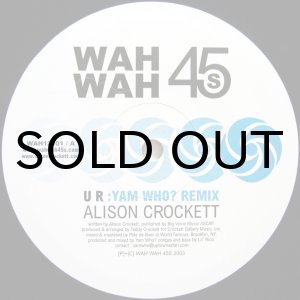 画像: ALISON CROCKETT / UR（YAM WHO? REMIX）