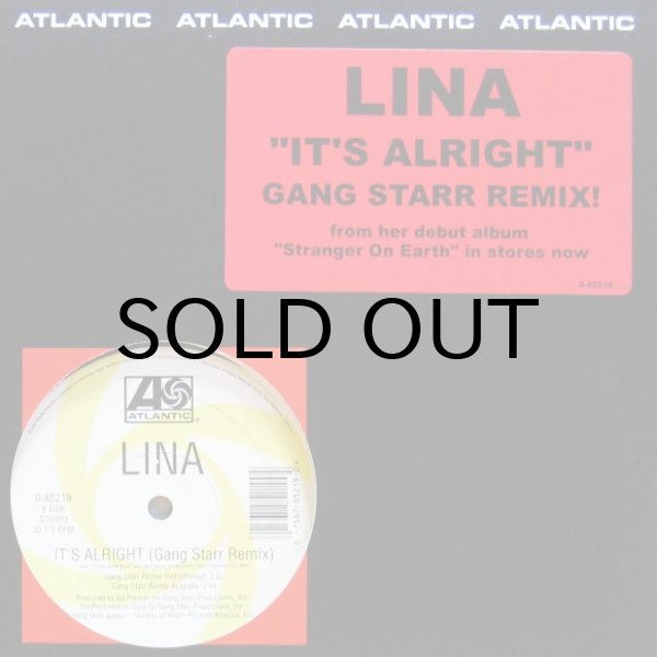 画像1: LINA / IT'S ALRIGHT（GANG STARR REMIX）