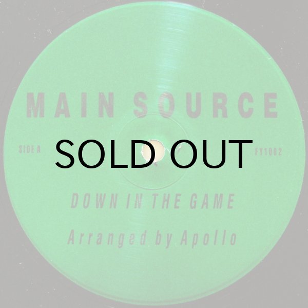 画像1: MAIN SOURCE / DOWN IN THE GAME