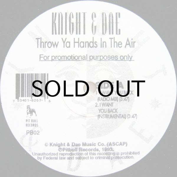 画像1: KNIGHT & DAE / THROW YA HANDS IN THE AIR