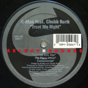 画像: G-MAN feat. CHUBB ROCK / TREAT ME RIGHT