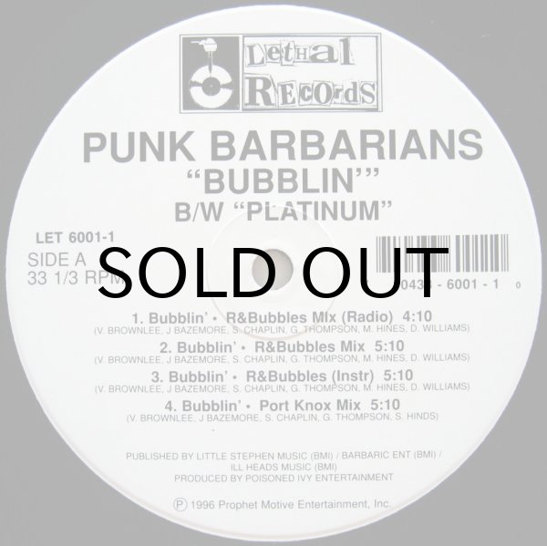 画像1: PUNK BARBARIANS / BUBBLIN'