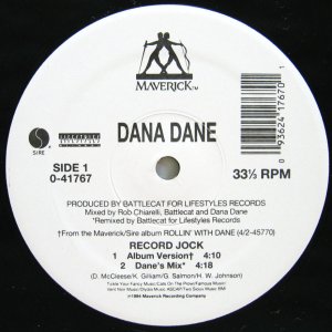 画像: DANA DANE / RECORD JOCK