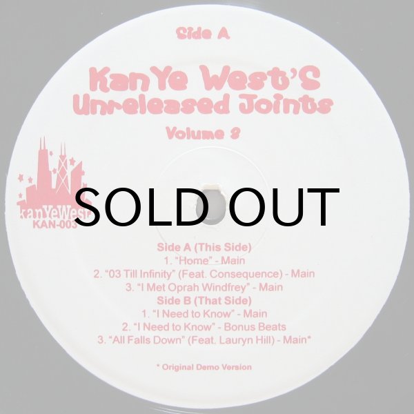 画像1: KANYE WEST / UNRELEASED JOINTS VOLUME 3