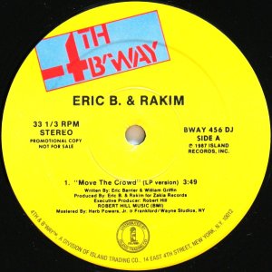 画像: ERIC B. & RAKIM / MOVE THE CROWD