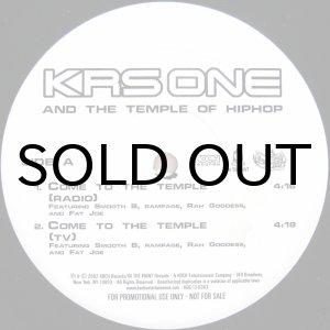 画像: KRS ONE / COME TO THE TEMPLE