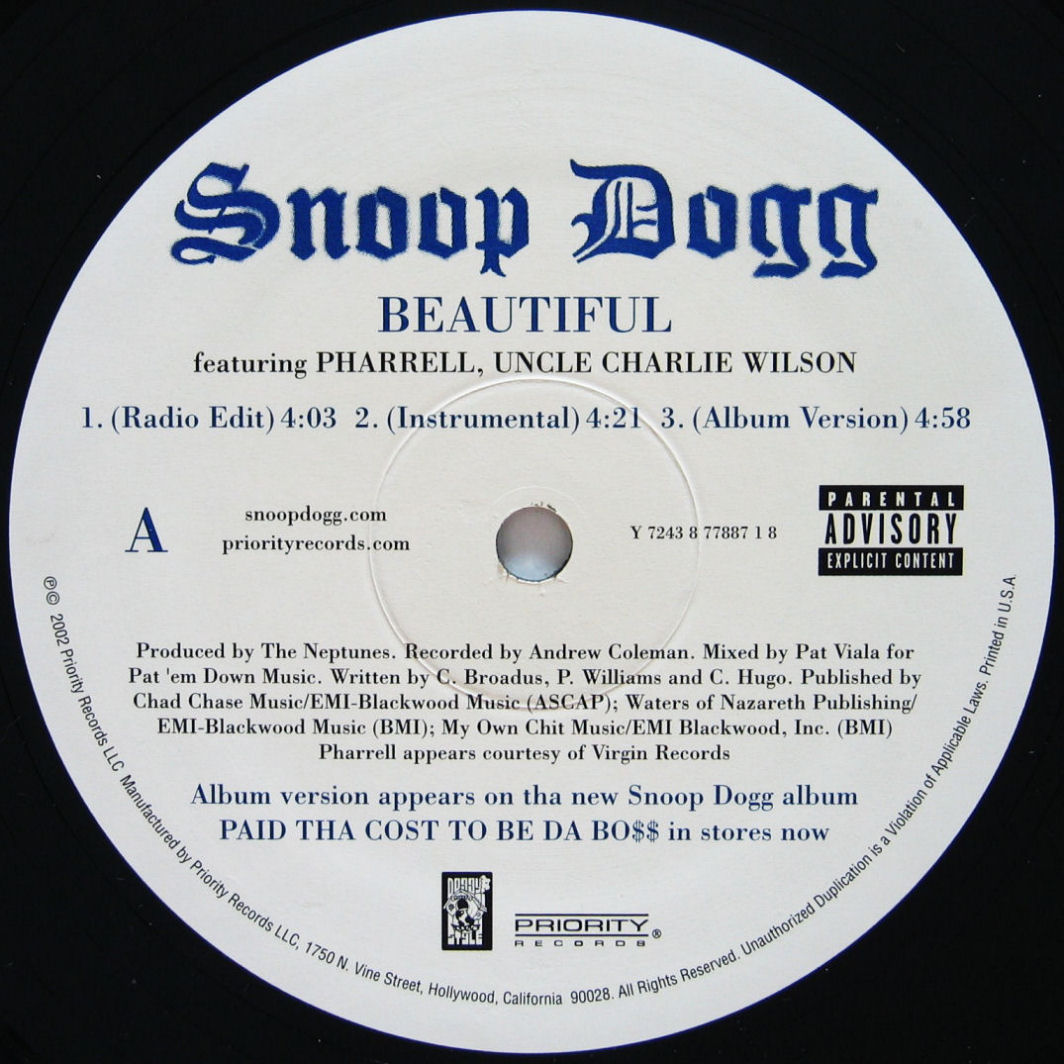 画像1: SNOOP DOGG / BEAUTIFUL