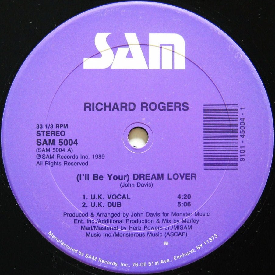 画像1: RICHARD ROGERS / （I'LL BE YOUR）DREAM LOVER