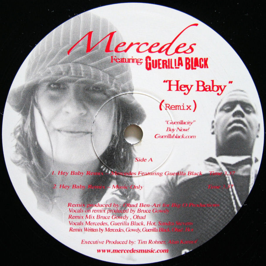 画像1: MERCEDES / HEY BABY（REMIX）