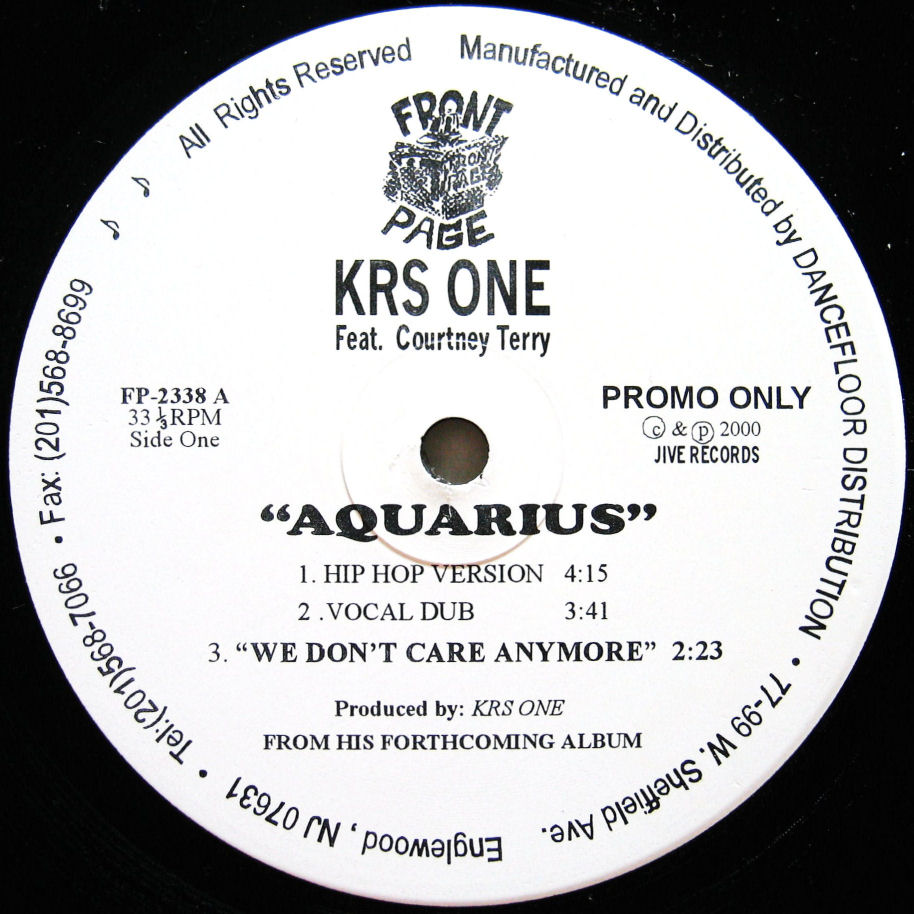 画像1: KRS ONE / AQUARIUS
