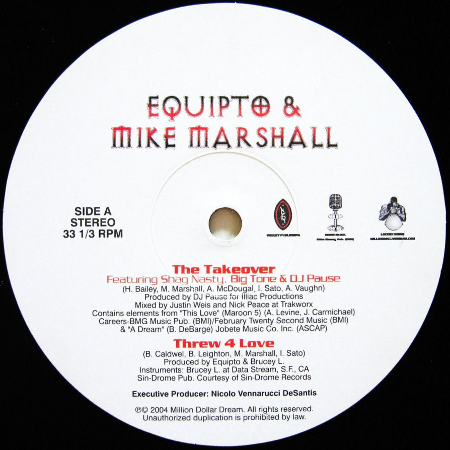 画像1: EQUIPTO & & MIKE MARSHALL / THE TAKEOVER