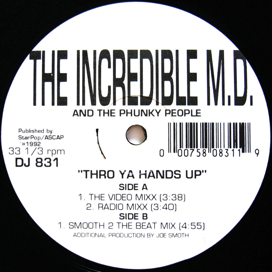 画像1: THE INCREDIBLE M.D. AND THE PHUNKY PEOPLE / THRO YA HANDS UP