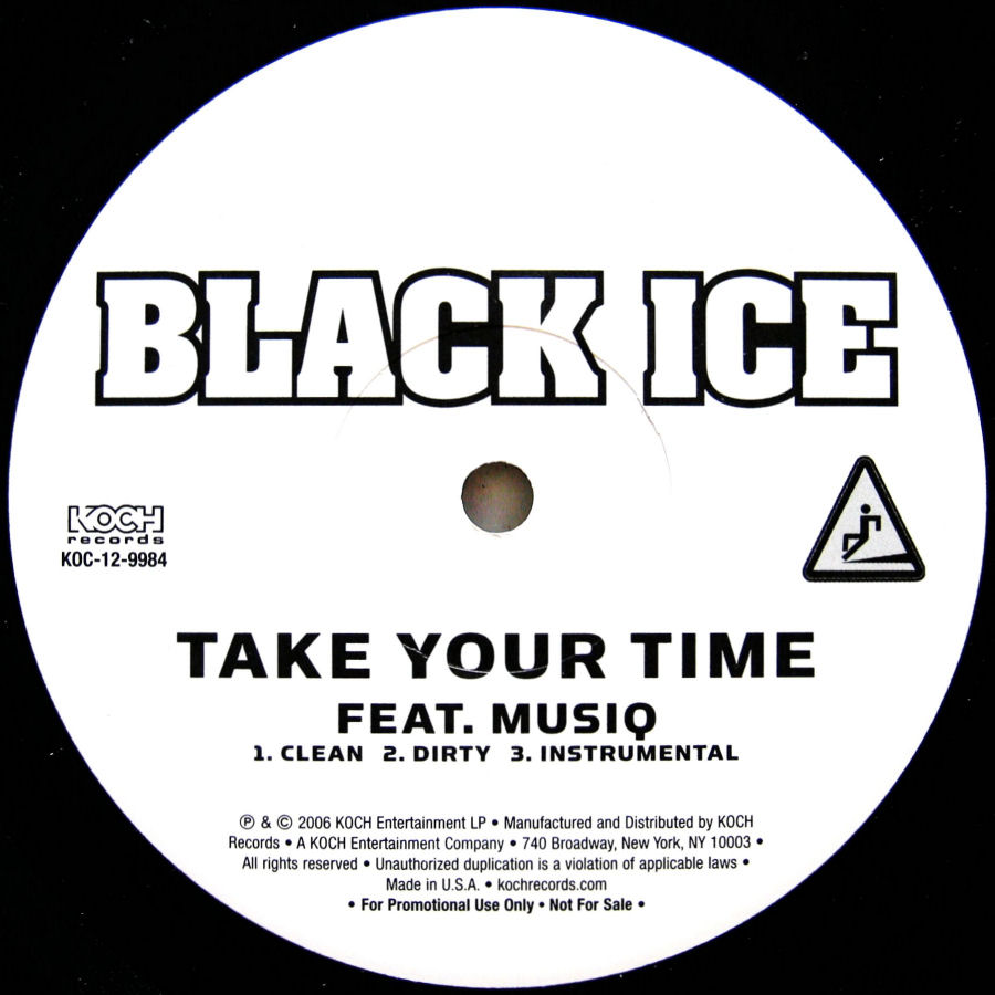 画像1: BLACK ICE / TAKE YOUR TIME
