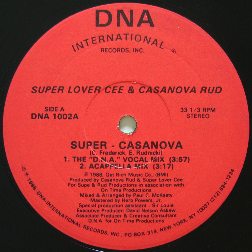 画像1: SUPER LOVER CEE & CASANOVA RUD / SUPER CASANOVA