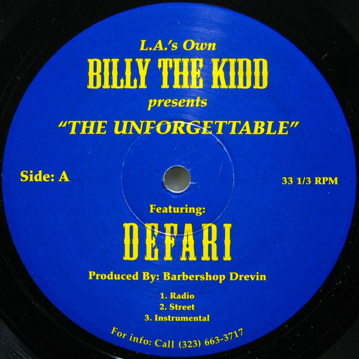 画像1: L.A.'s OWN BILLY THE KIDD / THE UNFORGETTABLE