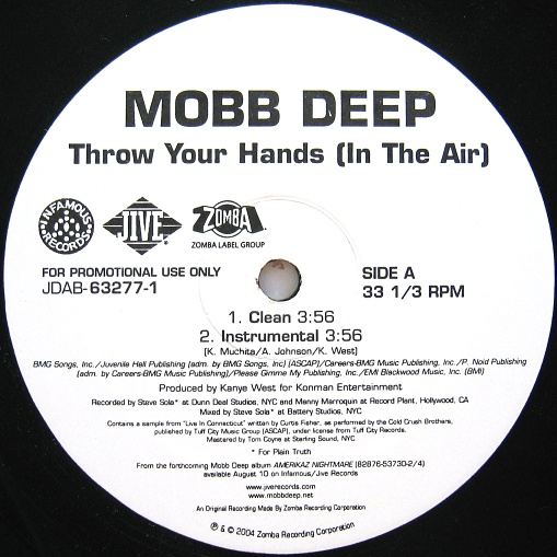 画像1: MOBB DEEP / THROW YOUR HANDS（IN THE AIR）