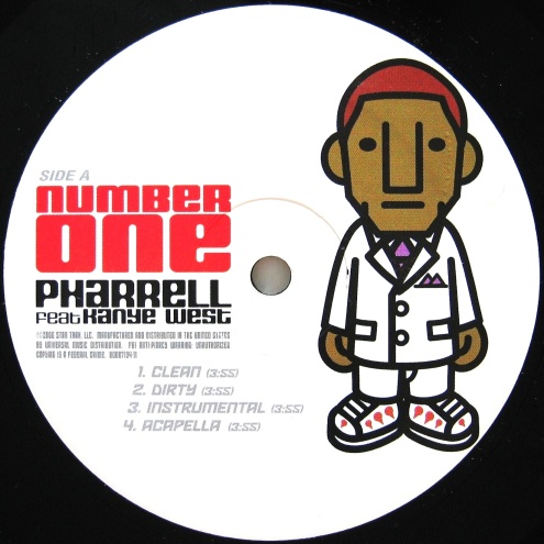 画像2: PHARRELL feat. KANYE WEST / NUMBER ONE