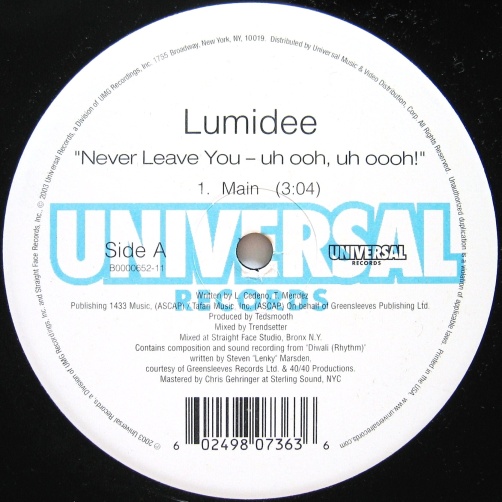 画像2: Lumidee / Never Leave You - Uh Ooh, Uh Oooh!