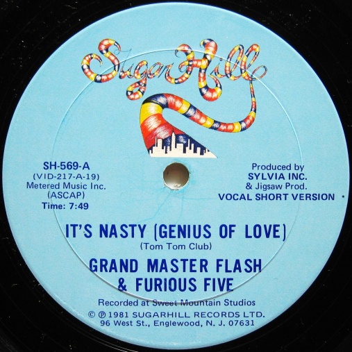 画像2: Grand Master Flash & Furious Five / It's Nasty (Genius Of Love)
