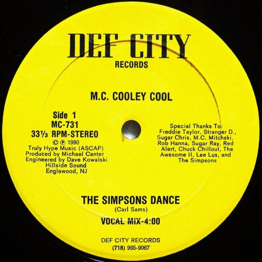 画像1: M.C. Cooley Cool / The Simpsons Dance