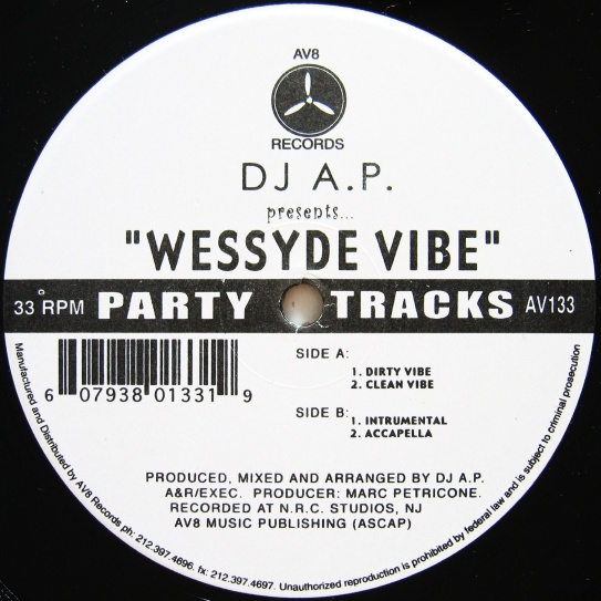 画像2: DJ A.P. / Wessyde Vibe