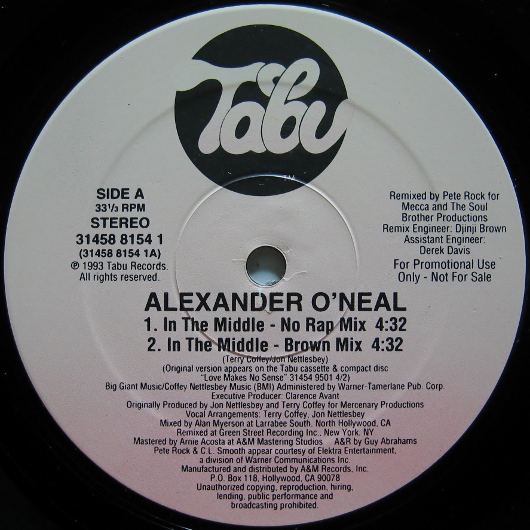 画像1: Alexander O'neal - In The Middle