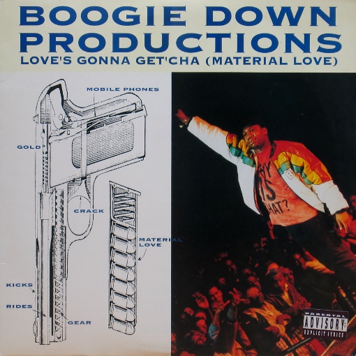 画像1: Boogie Down Productions - Love's Gonna Get'cha (Material Love) 