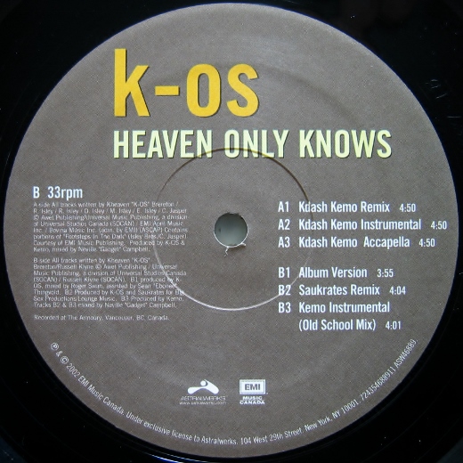 画像2: k-os - Heaven Only Knows