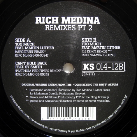 画像1: Rich Medina - Remixes Pt 2