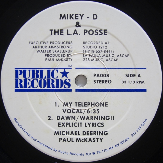 画像1: Mikey-D & The L.A. Posse - My Telephone