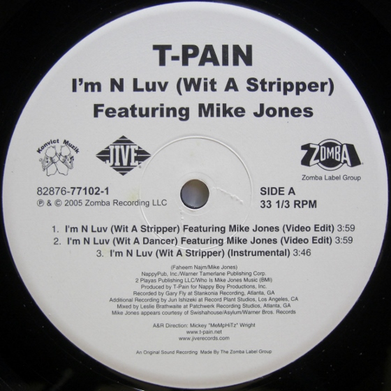 画像1: T-Pain – I'm N Luv (Wit A Stripper)