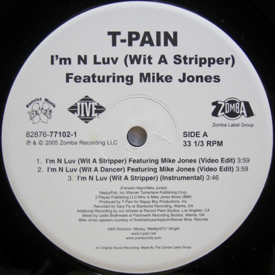 画像1: T-Pain – I'm N Luv (Wit A Stripper)