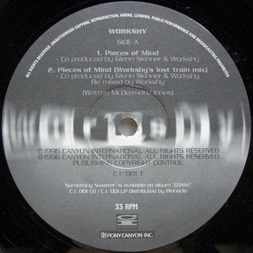 画像1: Workshy - Pieces Of Mind