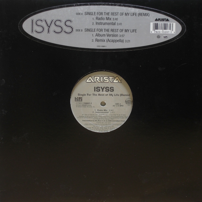 画像2: Isyss – Single For The Rest Of My Life (Remix)