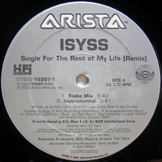 画像1: Isyss – Single For The Rest Of My Life (Remix)
