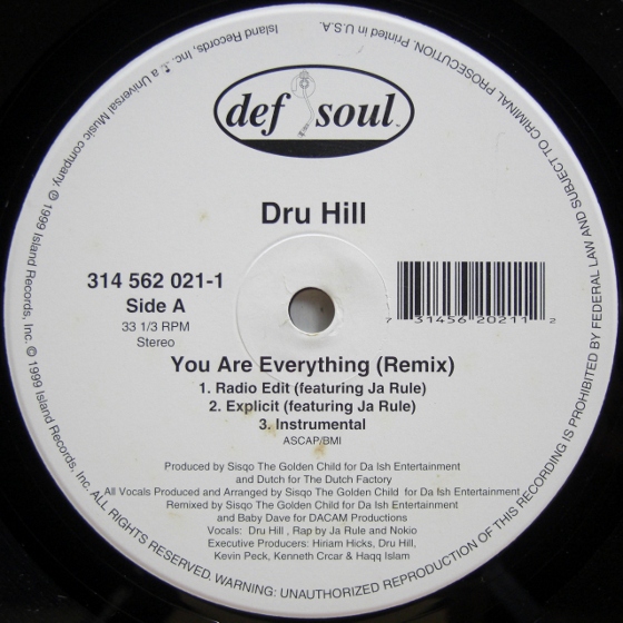 画像1: Dru Hill - You Are Everything (Remix)