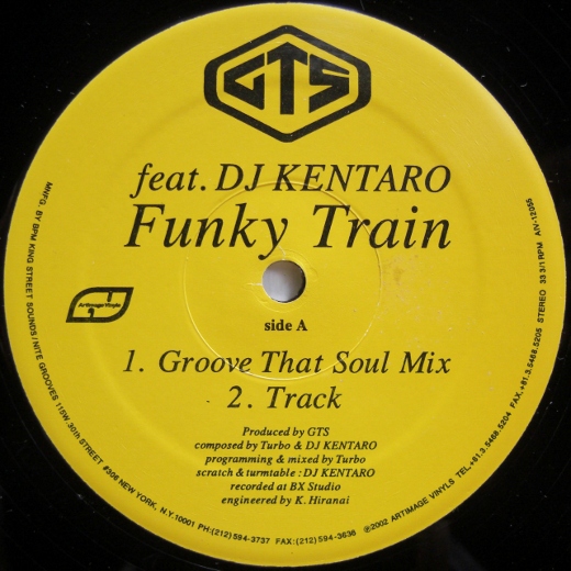 画像1: GTS feat. DJ Kentaro – Funky Train