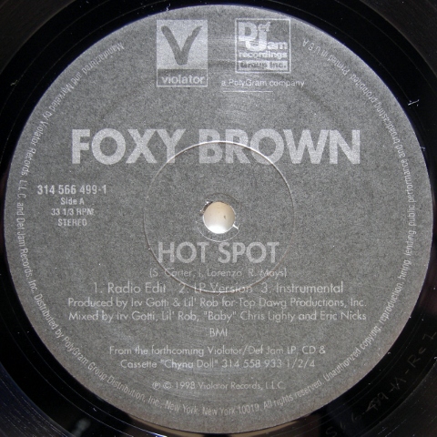 画像1: Foxy Brown - Hot Spot